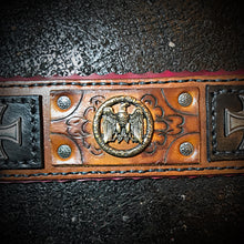 Load image into Gallery viewer, Dog Collar with German Military Insignia.
