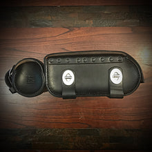 Load image into Gallery viewer, Motorcycle Luggage Rack Bag with Detachable Tool Bag, Custom Art Black