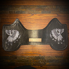 Load image into Gallery viewer, Heat Shield, Flying Indian Skull, Black - Fits Indian Chief, Chieftain, Springfield, Vintage and Roadmaster
