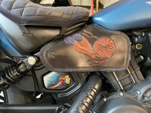 Load image into Gallery viewer, Heat Shield for Indian Scout Motorcycles, Dreamcatcher in the Wind, Black