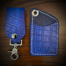 Load image into Gallery viewer, Two Pocket Wallet, Embossed Alligator, (ships now) Clearance Sale