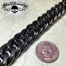 Load image into Gallery viewer, 24" Big, Bold &amp; Heavy Chain Black