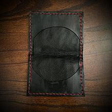 Load image into Gallery viewer, Minimalist Wallet, Genuine Alligator Red Stitching