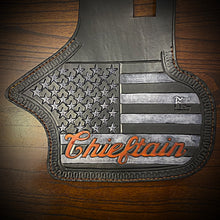 Load image into Gallery viewer, Heat Shield, Old Glory Background, Fits Indian Chief, Chieftain, Springfield, Vintage and Roadmaster