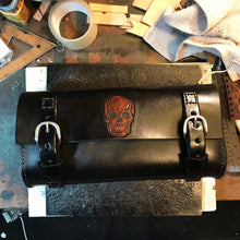 Load image into Gallery viewer, Tool bag for Motorcycle - Skull, Black