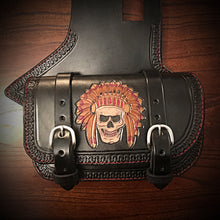 Load image into Gallery viewer, Heat Shield - Custom Art, double Pouch, fits Indian Chief, Chieftain, Springfield and Roadmaster