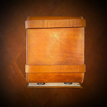 Load image into Gallery viewer, Motorcycle Luggage Rack Bag Custom Art Indian Tan