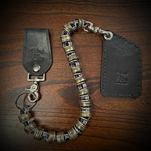 Load image into Gallery viewer, Two Pocket Wallet, Black (ships now) Clearance Sale
