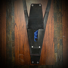 Load image into Gallery viewer, Tank Bib - Fits Indian Challenger and Pursuit, w/ Pouch - Custom Art, Black