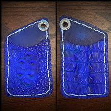Load image into Gallery viewer, Two Pocket Wallet, Genuine Nile Crocodile, (ships now) Clearance Sale