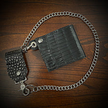 Load image into Gallery viewer, Billfold - Genuine Alligator Black