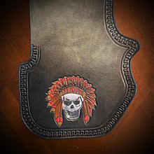 Load image into Gallery viewer, Heat shield for Harley Davidson - Black Custom Art