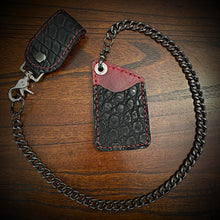 Load image into Gallery viewer, Two Pocket Wallet, Genuine Alligator, (ships now) Clearance Sale
