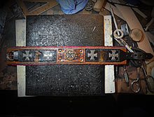 Load image into Gallery viewer, Dog Collar with German Military Insignia.