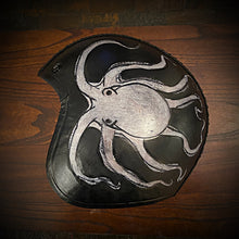 Load image into Gallery viewer, Open Face Helmet, send me your favorite helmet, I’ll cover it in leather