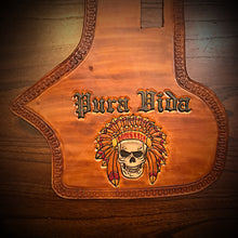 Load image into Gallery viewer, Heat Shield - Native Skull, Indian Tan, Fits Indian Chief, Chieftain, Springfield, Vintage and Roadmaster