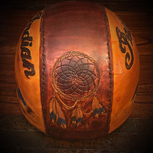 Load image into Gallery viewer, Half Helmet with Custom Art - size XSmall