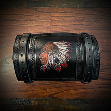 Load image into Gallery viewer, Bedroll for Motorcycles - Generation 2 Custom Art, Black