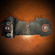 Load image into Gallery viewer, Heat Shield for Harley Davidson, w/ Pouch, Native Skull