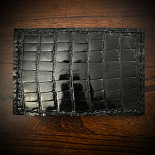 Load image into Gallery viewer, Minimalist Wallet, Genuine Alligator, (ships now) Clearance Sale