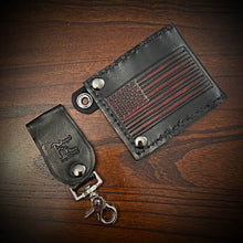 Load image into Gallery viewer, Billfold Old Glory Black
