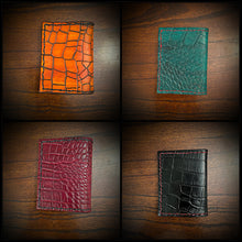Load image into Gallery viewer, Minimalist Wallet, Genuine Alligator, Create Your Own