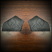 Load image into Gallery viewer, Leather Frame Emblem for the Indian Chief - Custom Art