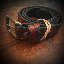 Load image into Gallery viewer, Leather Belt - American Alligator, Brown