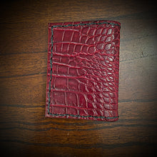 Load image into Gallery viewer, Minimalist Wallet, Genuine Alligator, Create Your Own