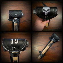 Load image into Gallery viewer, Ball Peen Hammer Carrier for Motorcycles, Black Custom Art