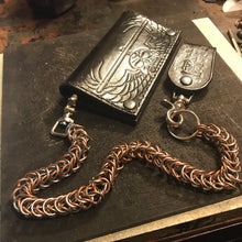 Load image into Gallery viewer, Chainmail Chain - Box Weave - Copper &amp; Steel