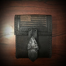 Load image into Gallery viewer, Sissy Bar Bag - Custom Art, Black