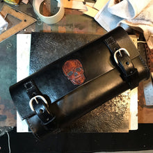 Load image into Gallery viewer, Tool bag for Motorcycle - Skull, Black