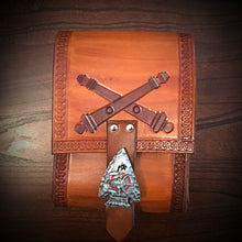 Load image into Gallery viewer, Rear Crash Bar Bag - Custom Art, Indian Tan