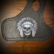 Load image into Gallery viewer, Indian Scout motorcycle - Native Skull, Black