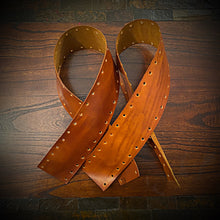 Load image into Gallery viewer, Leather Wraps For Handlebars, Highway Bars/Crash bars, Front Or Rear Custom Color (Ships Now)