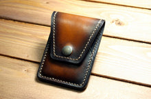Load image into Gallery viewer, Front Pocket Minimalist Wallet, Choose Custom Two Tone Color W/ Snap