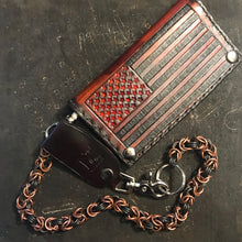 Load image into Gallery viewer, Chainmail Chain - Byzantine Weave- Black &amp; Copper