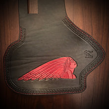 Load image into Gallery viewer, Heat Shield - Custom Art, with Pouch, Fits Indian Chief, Chieftain, Springfield and Roadmaster