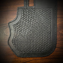 Load image into Gallery viewer, Heat shield for Harley Davidson, with pouch, Black, Custom Art