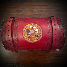 Load image into Gallery viewer, Bedroll for Motorcycles - Generation 2 Custom Art, Red