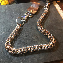 Load image into Gallery viewer, Chainmail Chain - Box Weave - Copper &amp; Steel