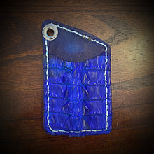 Load image into Gallery viewer, Two Pocket Wallet, Genuine Nile Crocodile, (ships now) Clearance Sale