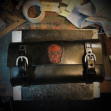 Load image into Gallery viewer, Tool bag for Motorcycle - Skull, Black