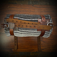 Load image into Gallery viewer, Bedroll for Motorcycles, Circle &amp; Bar - Custom Art, Brown