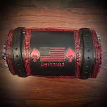 Load image into Gallery viewer, Bedroll for Motorcycles - Generation 2 Custom Art, Black