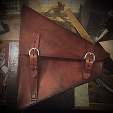 Load image into Gallery viewer, Swingarm Bag - Custom Art, Brown