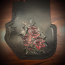 Load image into Gallery viewer, Heat shield for Harley Davidson, with pouch, Black, Custom Art