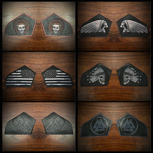 Load image into Gallery viewer, Leather Frame Emblem for the Indian Chief - Custom Art