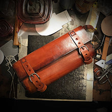 Load image into Gallery viewer, Tool Bag for Motorcycles - Custom Art, Indian Tan